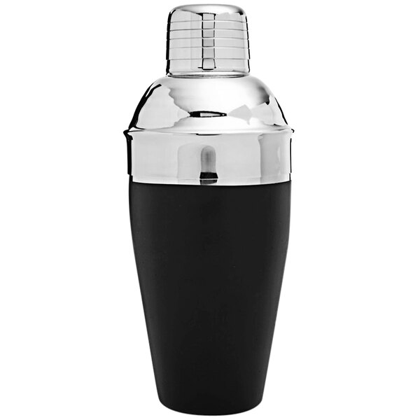 Franmara Tavern 18 oz. Soft Grip Cobbler Cocktail Shaker 8406B BXR