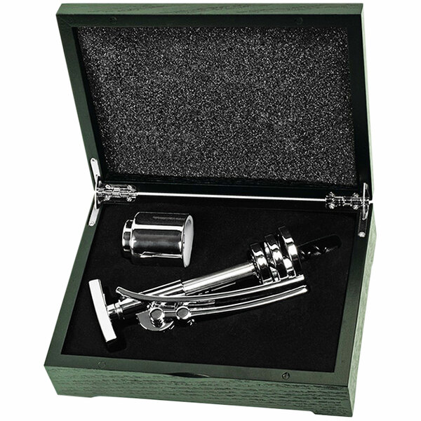 Franmara Rachet Corkscrew and Stainless Steel Bottle Stopper Set 3026SET BX