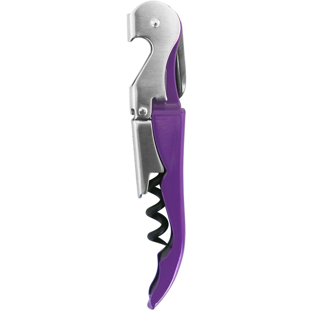 Franmara Duo-Lever Customizable Violet Enamel Handle Waiter's Corkscrew 5400-47