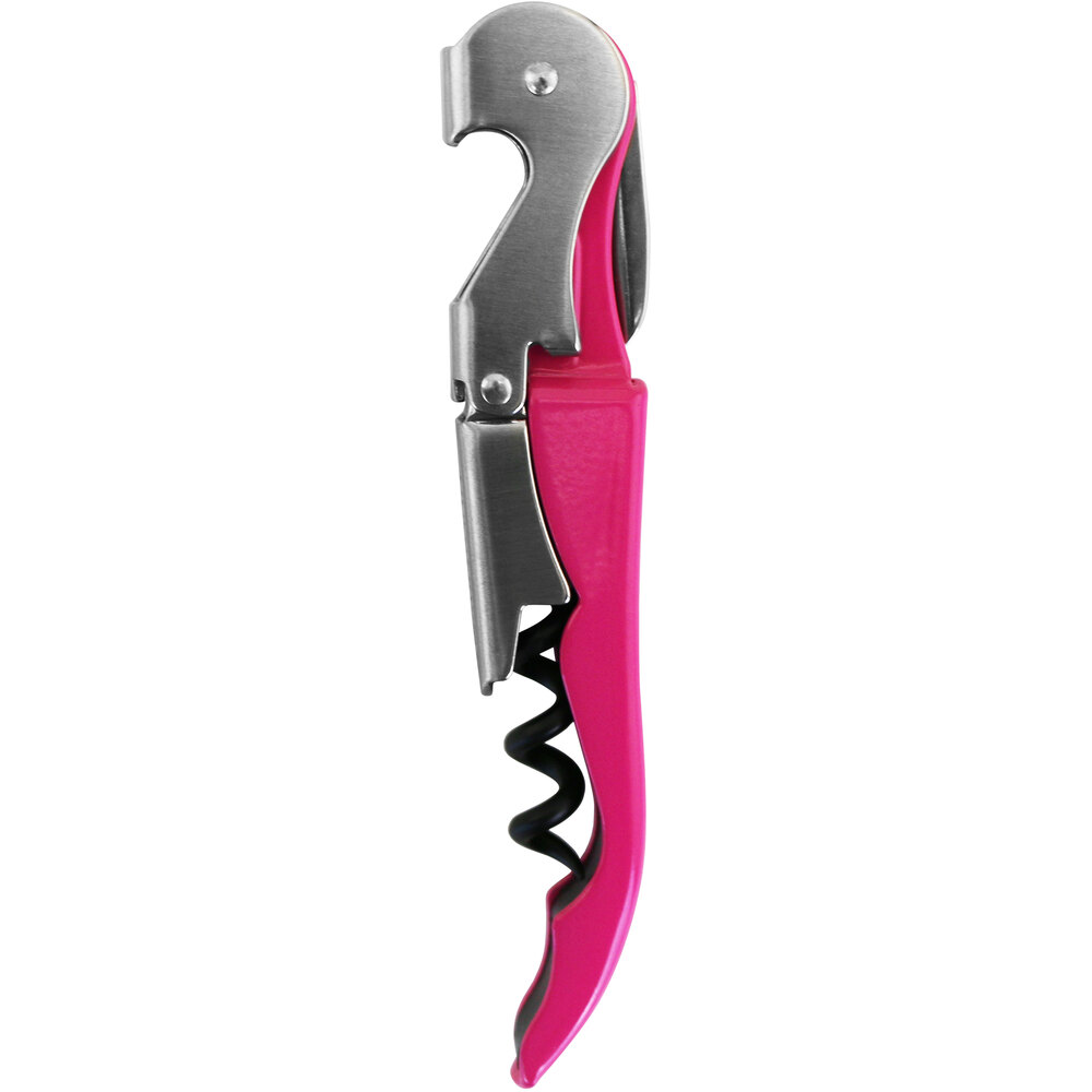 Franmara Duo-Lever Customizable Fuchsia Enamel Handle Waiter's Corkscrew 5400-38