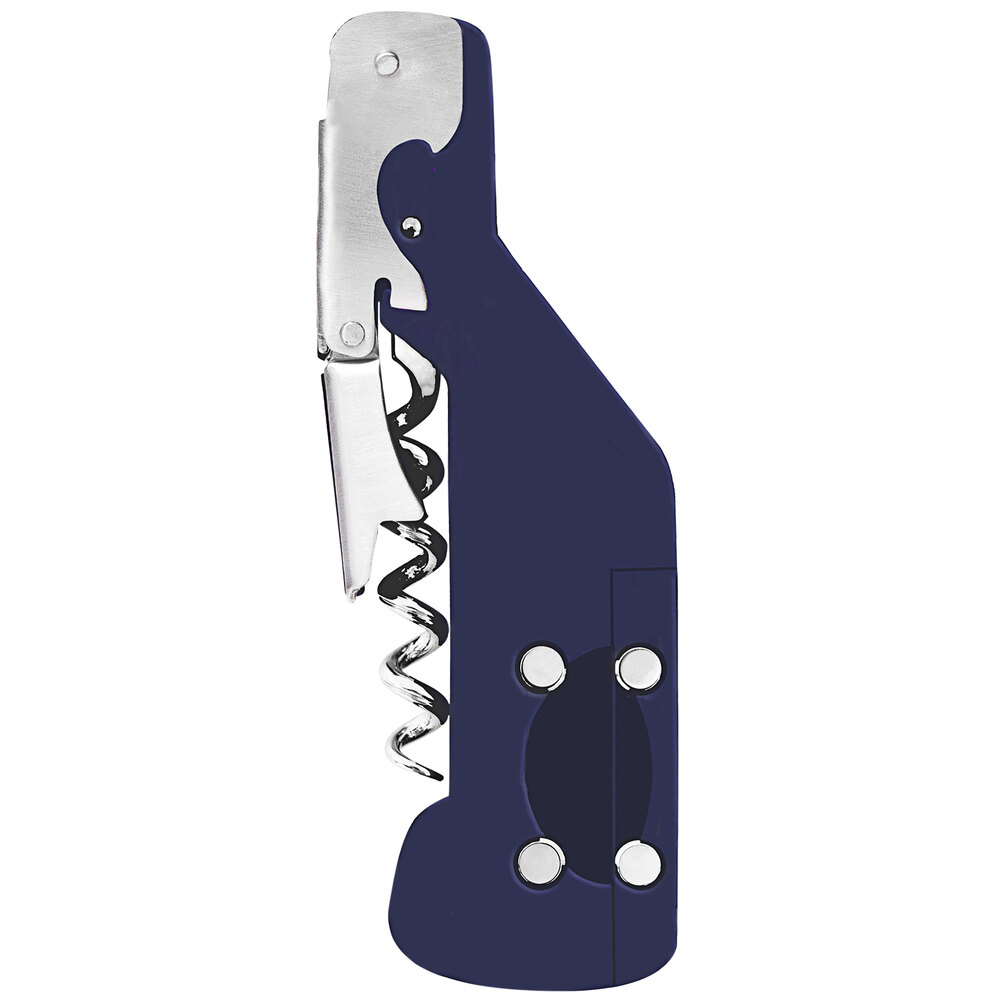 Franmara Boomerang Balena Compact Waiter's Corkscrew with Dark Blue Handle 2036-05