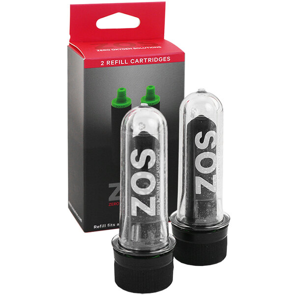 ZOS Halo Wine Preservation Replacement Cartridges 7836 - 2/Pack