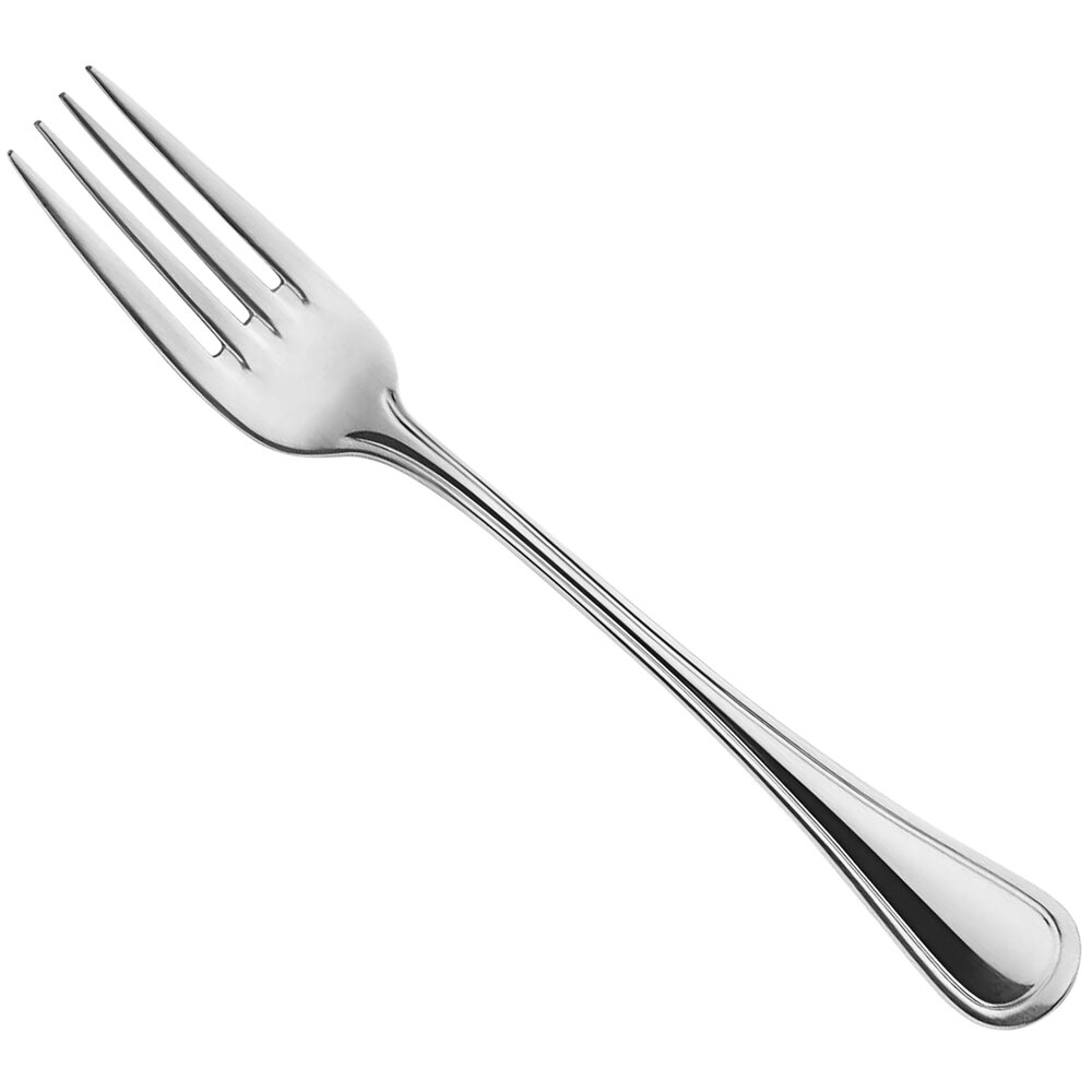 Amefa Rossini 7 1/4" 18/0 Stainless Steel Heavy Weight Salad / Dessert Fork - 12/Case