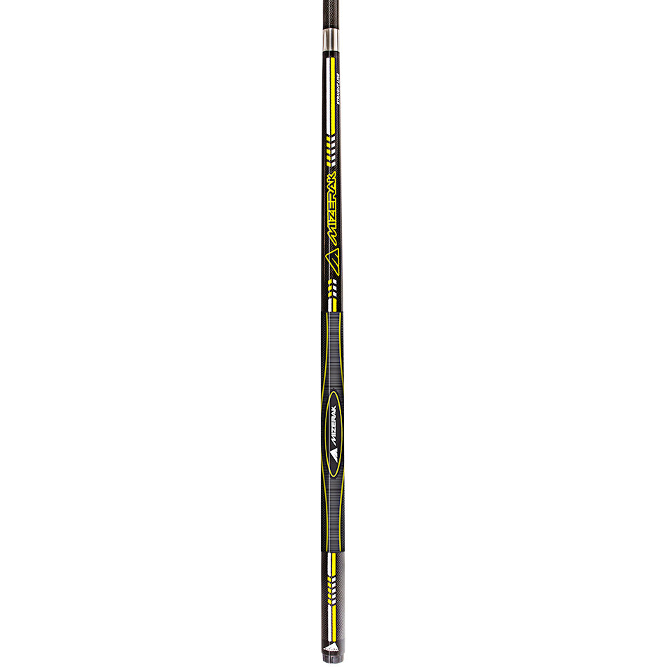Mizerak 58" Two-Piece Black Premium Carbon Composite Billiard / Pool Cue with 3D Sport Grip P1883B
