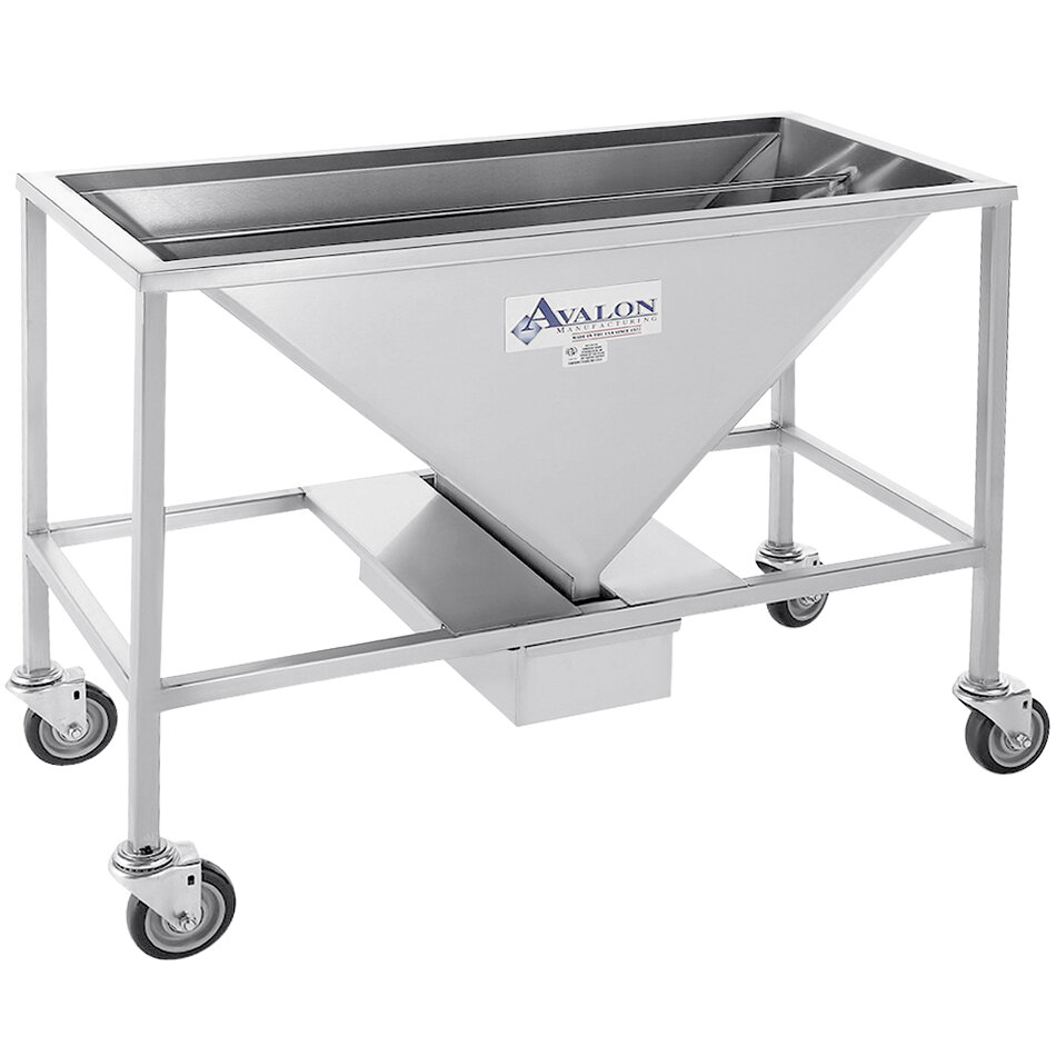 Avalon Manufacturing DXSS 16" x 36" x 30" Stainless Steel Screen Drain