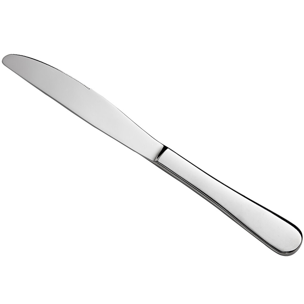Acopa Vittoria 9 5/8" Stainless Steel Extra Heavy Weight Table Knife - 12/Case