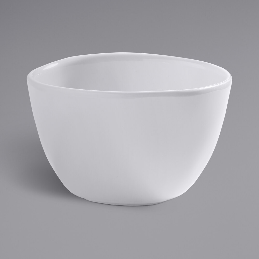 American Metalcraft Crave 4.5 oz. Smooth Cloud Melamine Ramekin - 12/Case