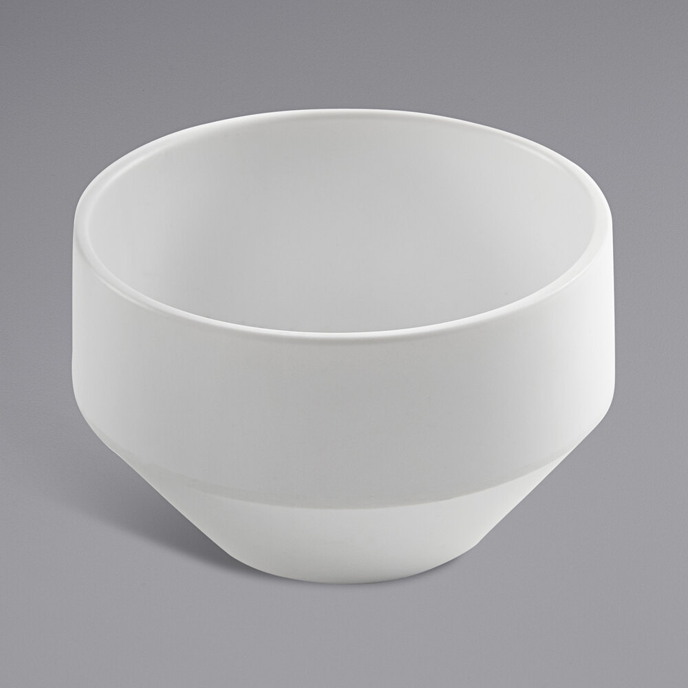 American Metalcraft 2.5 oz. Matte White Melamine Ramekin - 12/Case