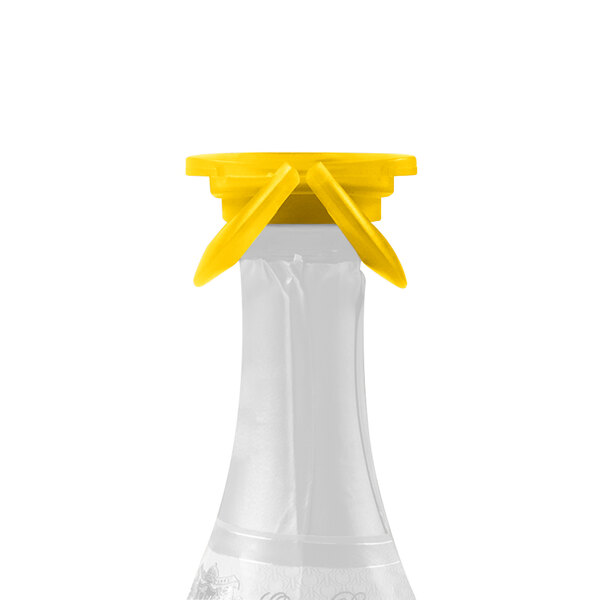 Franmara Easy Seal Yellow Champagne Bottle Stopper 2244-39 - 10/Pack