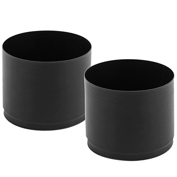 Front of the House Adjustable Black 3 1/4" Fuel Riser - 2/Case