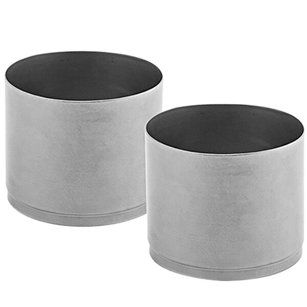 Front of the House Adjustable Silver 3 1/4" Fuel Riser - 2/Case