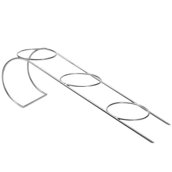 Front of the House 3-Compartment Stainless Steel Slanted Bowl Holder