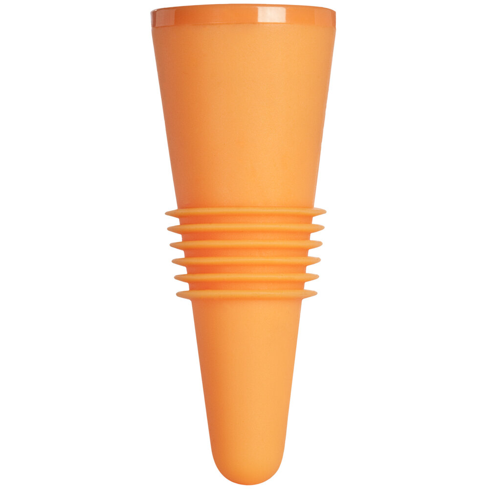 Franmara Flex Seal Orange Wine Stopper 8165-44 - 12/Pack