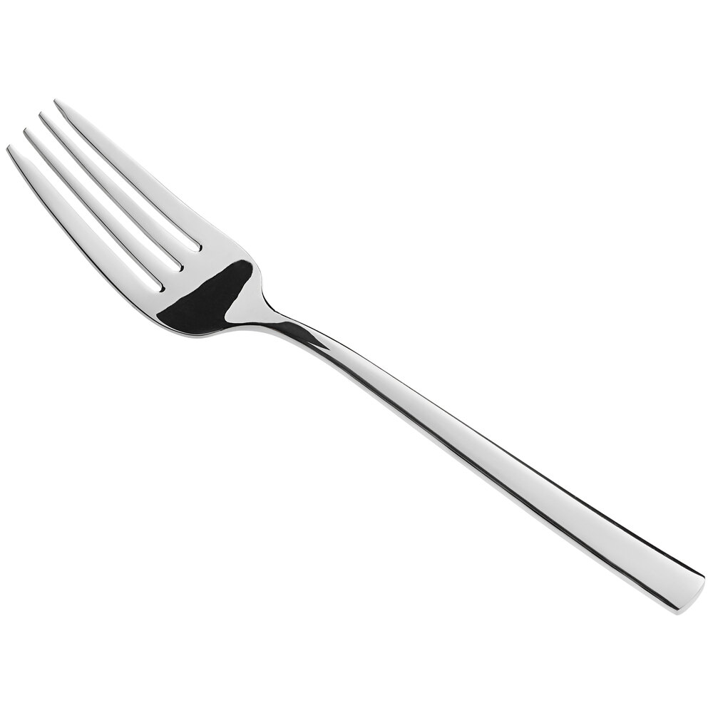 Acopa Skyscraper 7" 18/8 Stainless Steel Extra Heavy Weight Salad / Dessert Fork - 12/Case