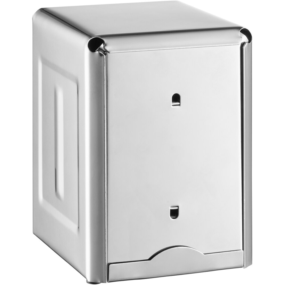 Choice Stainless Steel Low-Fold Napkin Dispenser