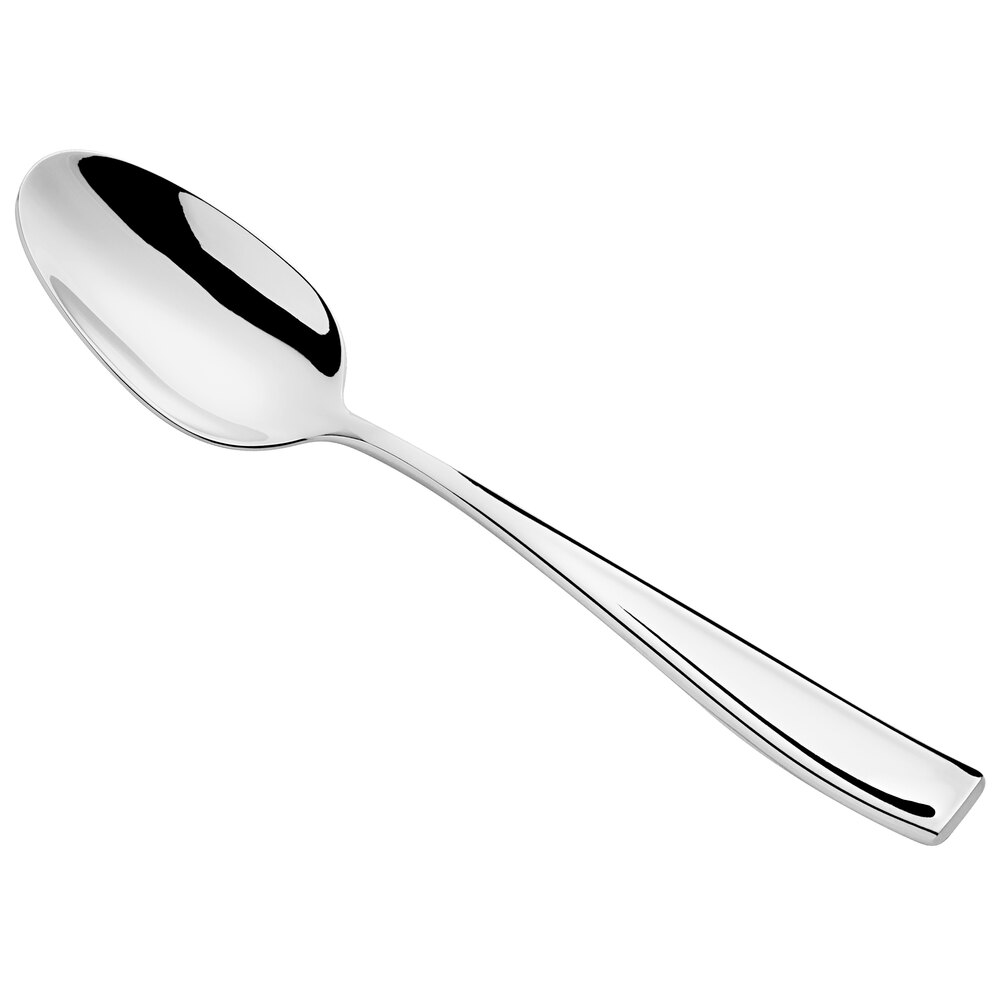 Acopa Monte Bianco 7 1/8" 18/8 Stainless Steel Extra Heavy Weight Dinner / Dessert Spoon - 12/Case