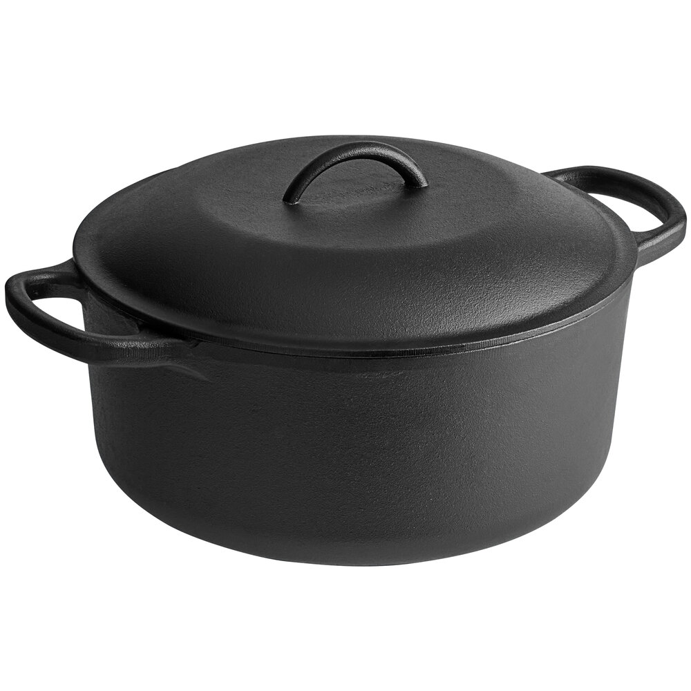 Valor 9 Qt. Pre-Seasoned Cast Iron Dutch Oven