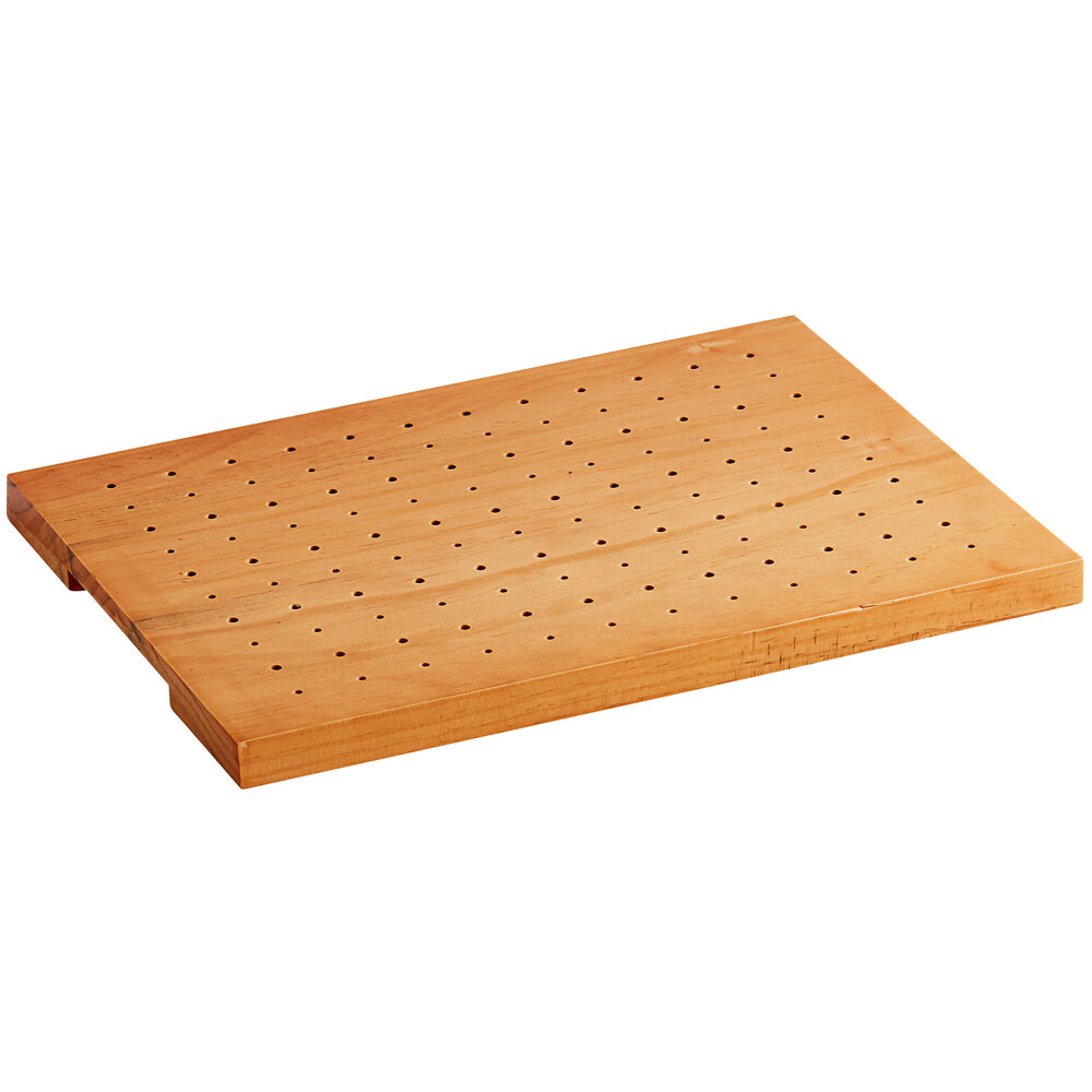 Acopa Mesa 120 Hole Dark Brown Wood Skewer / Cake Pop Holder