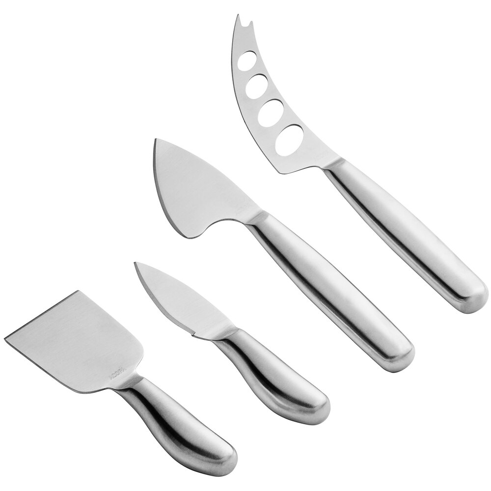 Acopa 4-Piece Stainless Steel Hard Cheese Knife Set