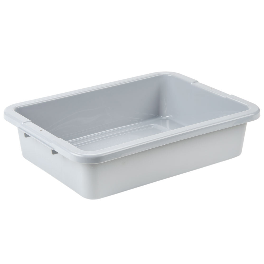 Rubbermaid® 20" x 15" x 5" Gray Polyethylene Utility Bin FG334992GRAY