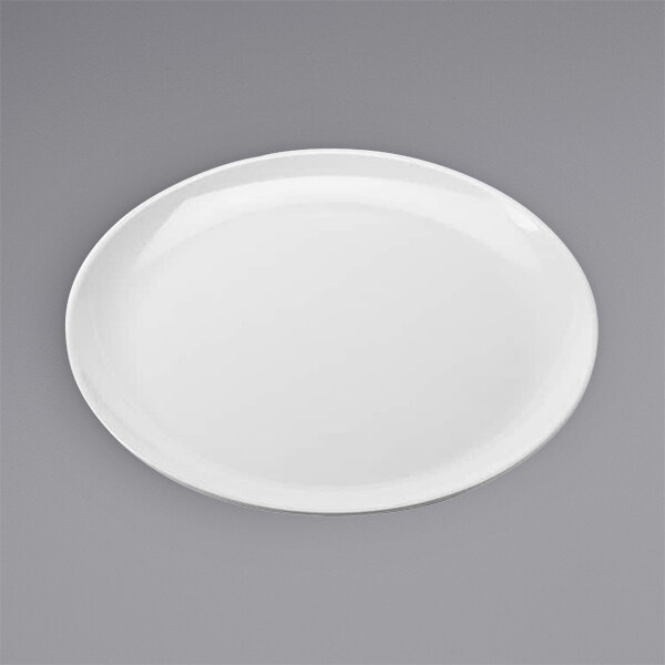 American Metalcraft 18" White Melamine Pizza Plate