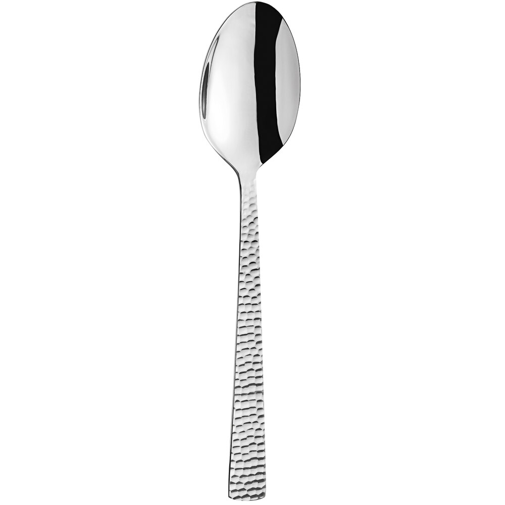 Amefa Felicity 7 7/8" 18/0 Stainless Steel Heavy Weight Tablespoon / Serving Spoon - 12/Case
