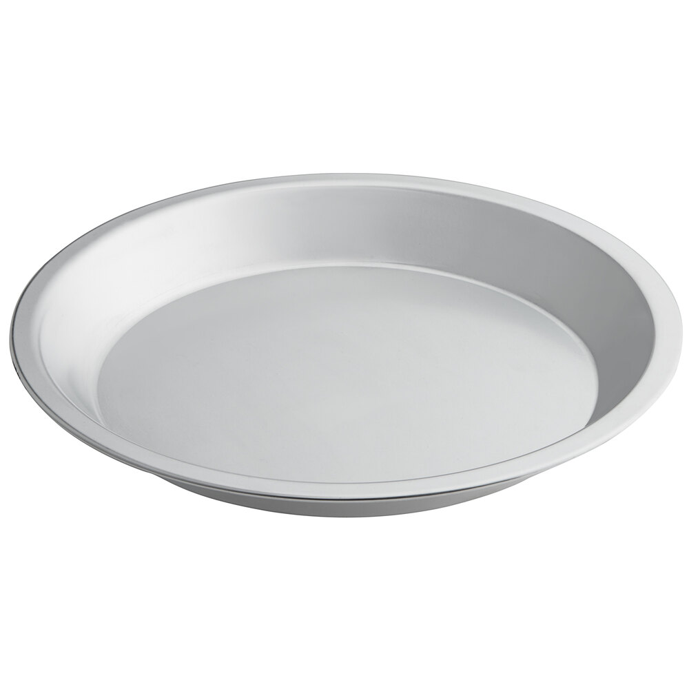 Choice 10" x 1 1/4" Aluminum Serving Platter