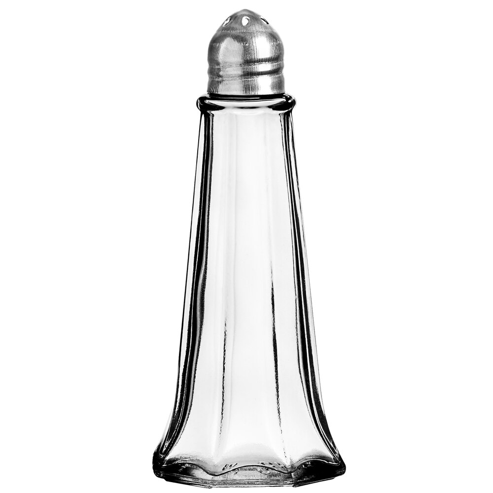 American Metalcraft 1.25 oz. Eiffel Tower Glass Salt and Pepper Shaker - 24/Case