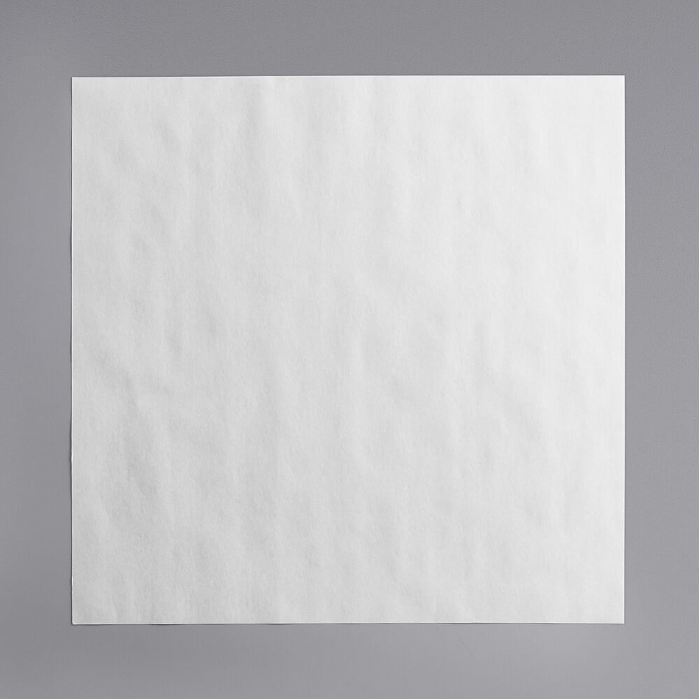 Choice 24" x 24" 40 lb. White Butcher Paper Table Cover - 469/Case