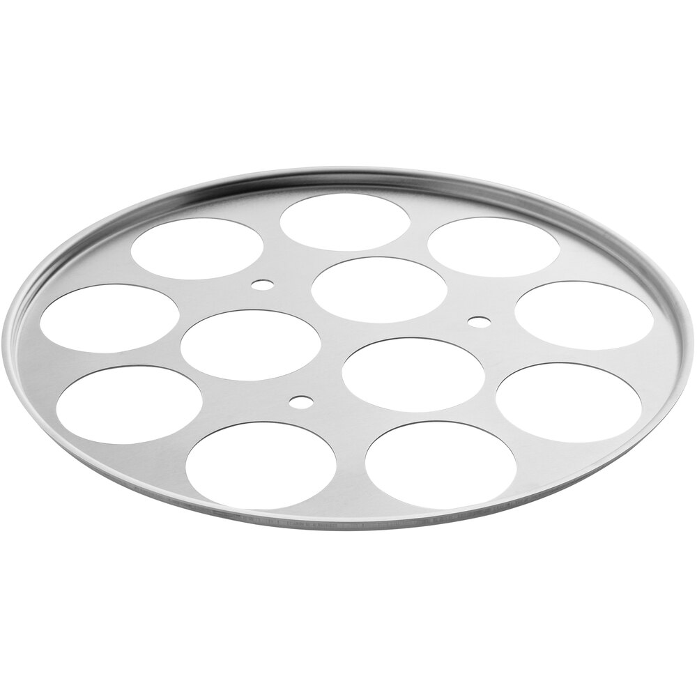 Choice 12-Slot Aluminum Egg Poacher Inset for 7 Qt. Saute Pan and 15 Qt. Brazier