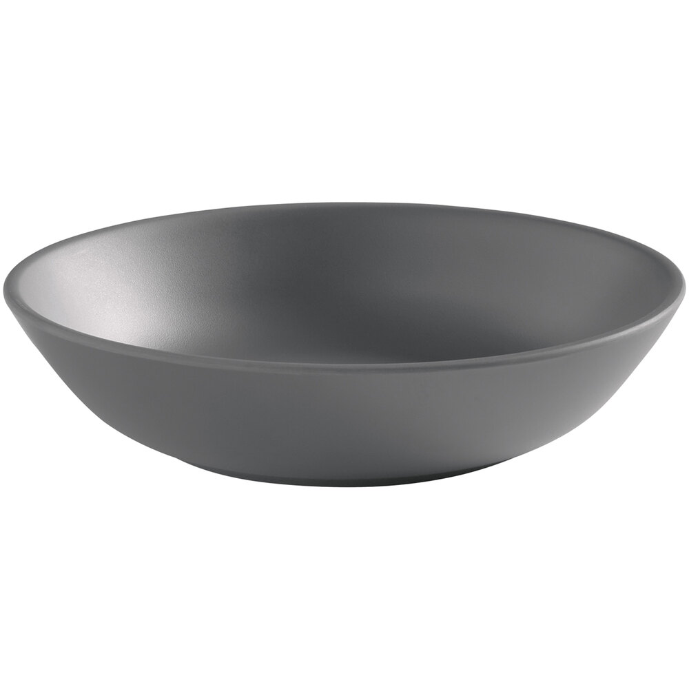 American Metalcraft Mix & Matte 12 oz. Gray Matte Melamine Bowl