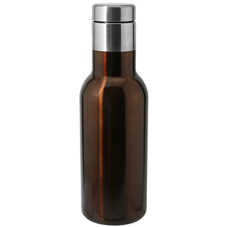 Franmara BevBottle 20 oz. Amber Stainless Steel Flask