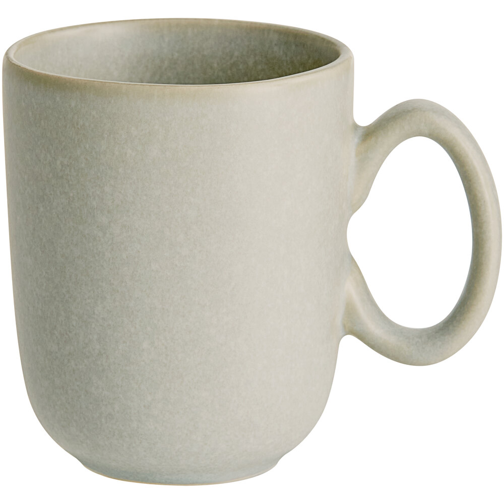 Acopa Pangea 7 oz. Ash Matte Porcelain Cup - 24/Case