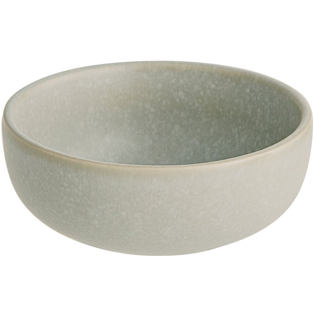 Acopa Pangea 4 oz. Ash Matte Porcelain Ramekin / Fruit Dish - 36/Case
