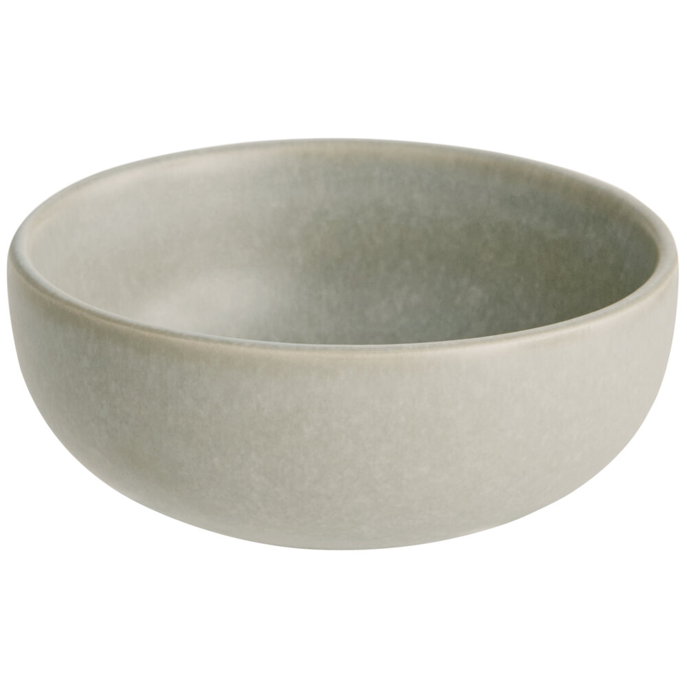 Acopa Pangea 2.5 oz. Ash Matte Porcelain Ramekin - 36/Case