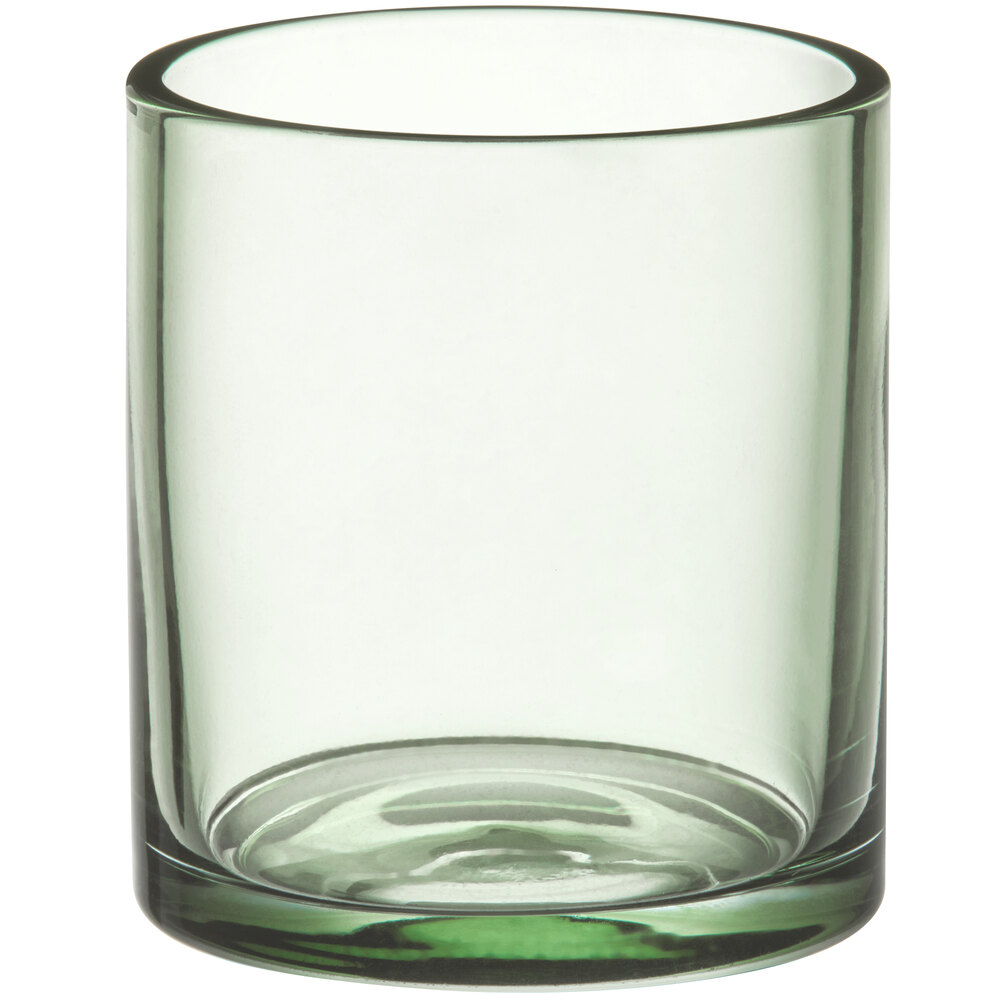 Acopa Pangea 10 oz. Green Rocks / Old Fashioned Glass - 12/Case