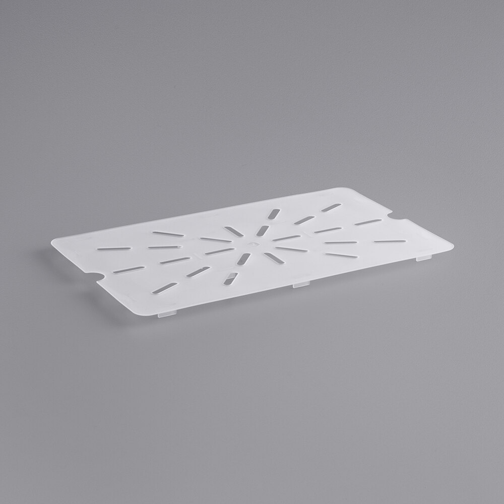 Vigor Full Size Translucent Polypropylene Drain Tray
