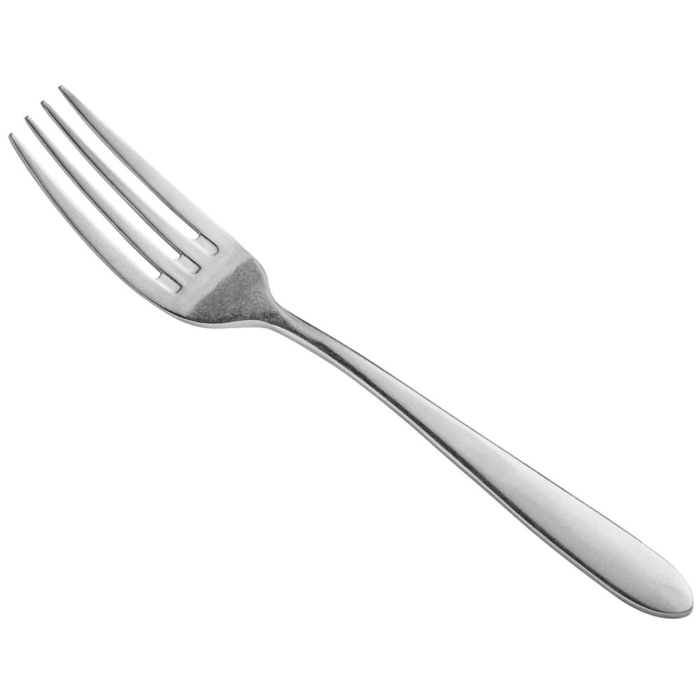 Acopa Pangea 7 1/2" 18/8 Distressed Stainless Steel Extra Heavy Weight Dinner Fork - 12/Case