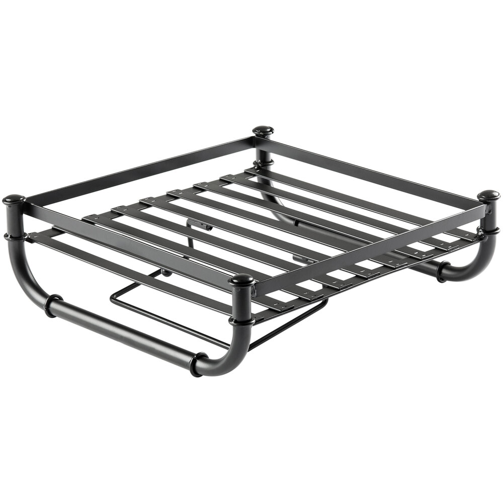 Tablecraft Industrial Collection 11 1/4" x 12 1/4" x 3 3/4" Flatware Holder Rack 10075