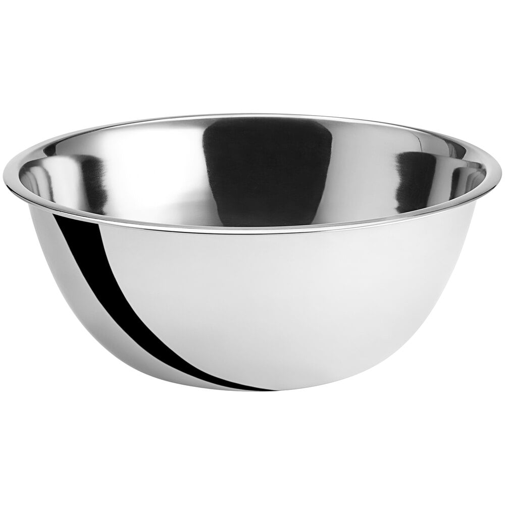Choice 8 Qt. Standard Stainless Steel Mixing Bowl