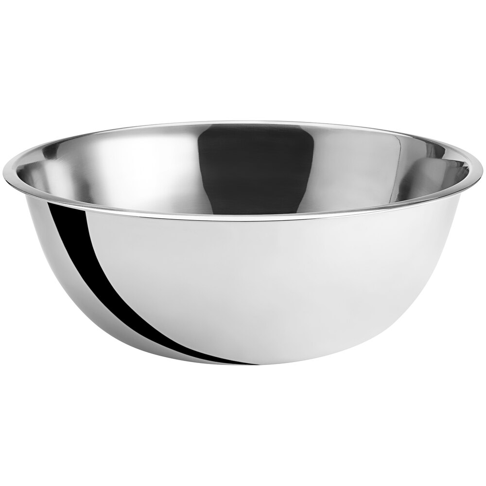 Choice 20 Qt. Standard Stainless Steel Mixing Bowl