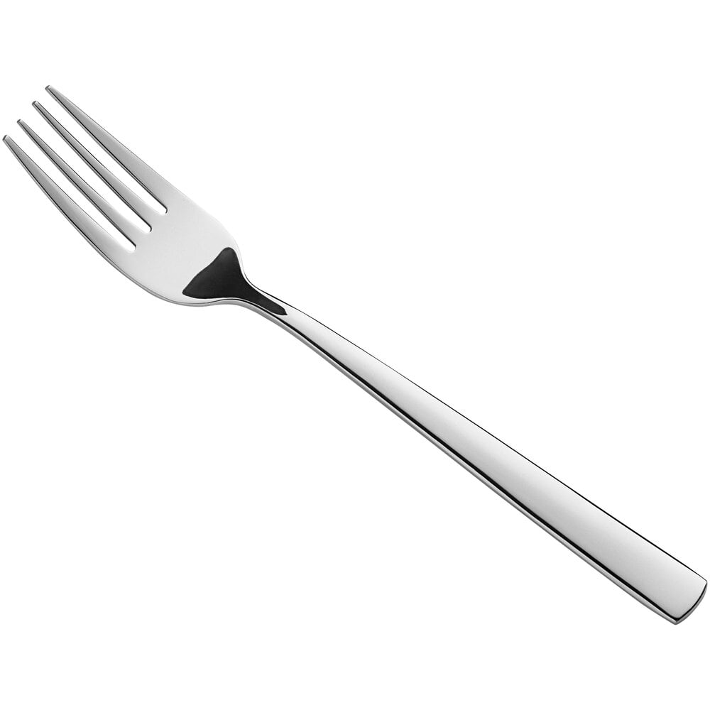 Acopa Penn Square 8" 18/0 Stainless Steel Heavy Weight Dinner Fork - 12/Case