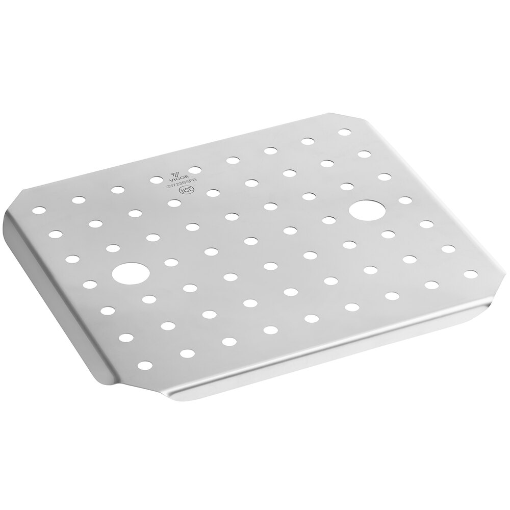 Vigor 2/3 Size Stainless Steel Steam Table/Hotel Pan False Bottom