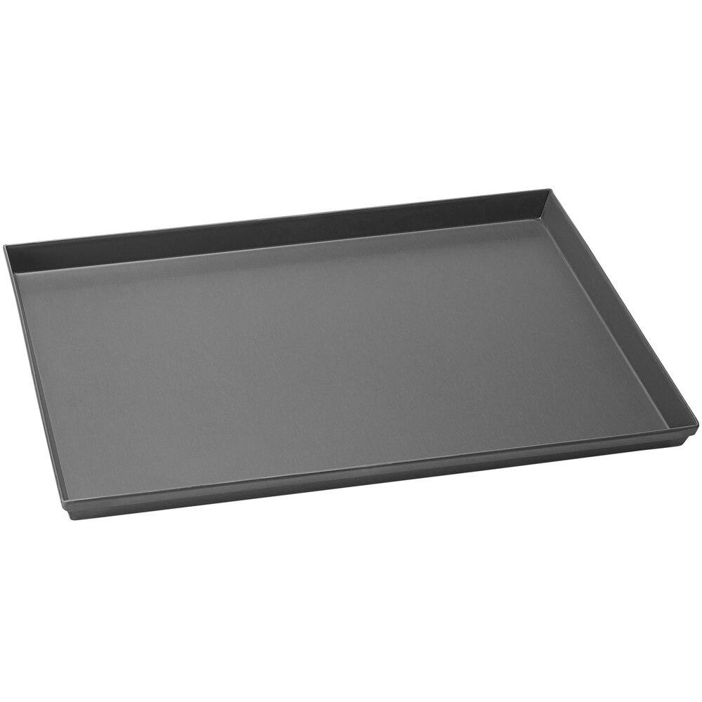 American Metalcraft 18" x 12" Hard Coat Aluminum Rectangular Sicilian-Style Pizza Pan HCSS1812