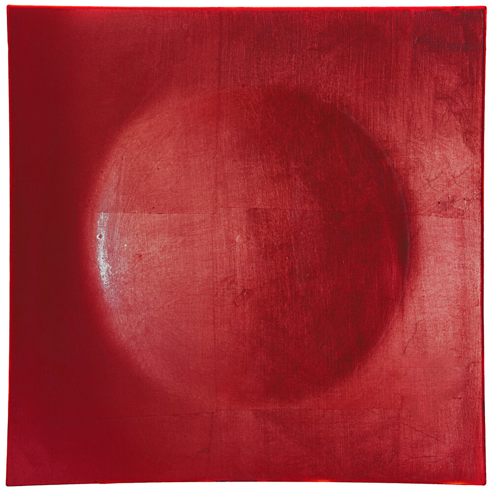 10 Strawberry Street LARD-12SQ 12" Lacquer Square Red Charger Plate - 12/Pack