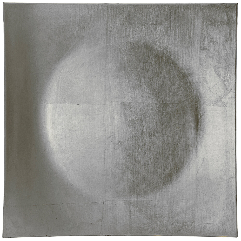 10 Strawberry Street LAS-12SQ 12" Lacquer Square Silver Charger Plate - 12/Pack