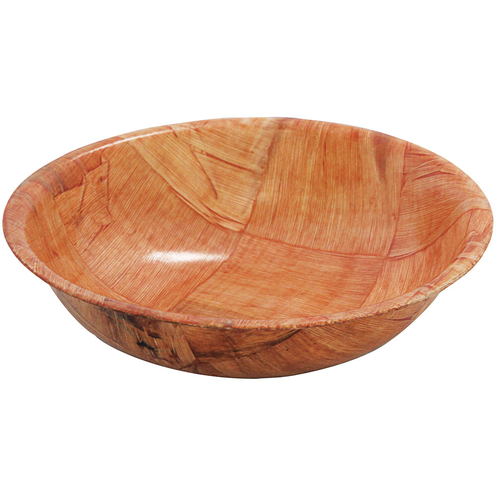 Tablecraft 20" Woven Wood Salad Bowl