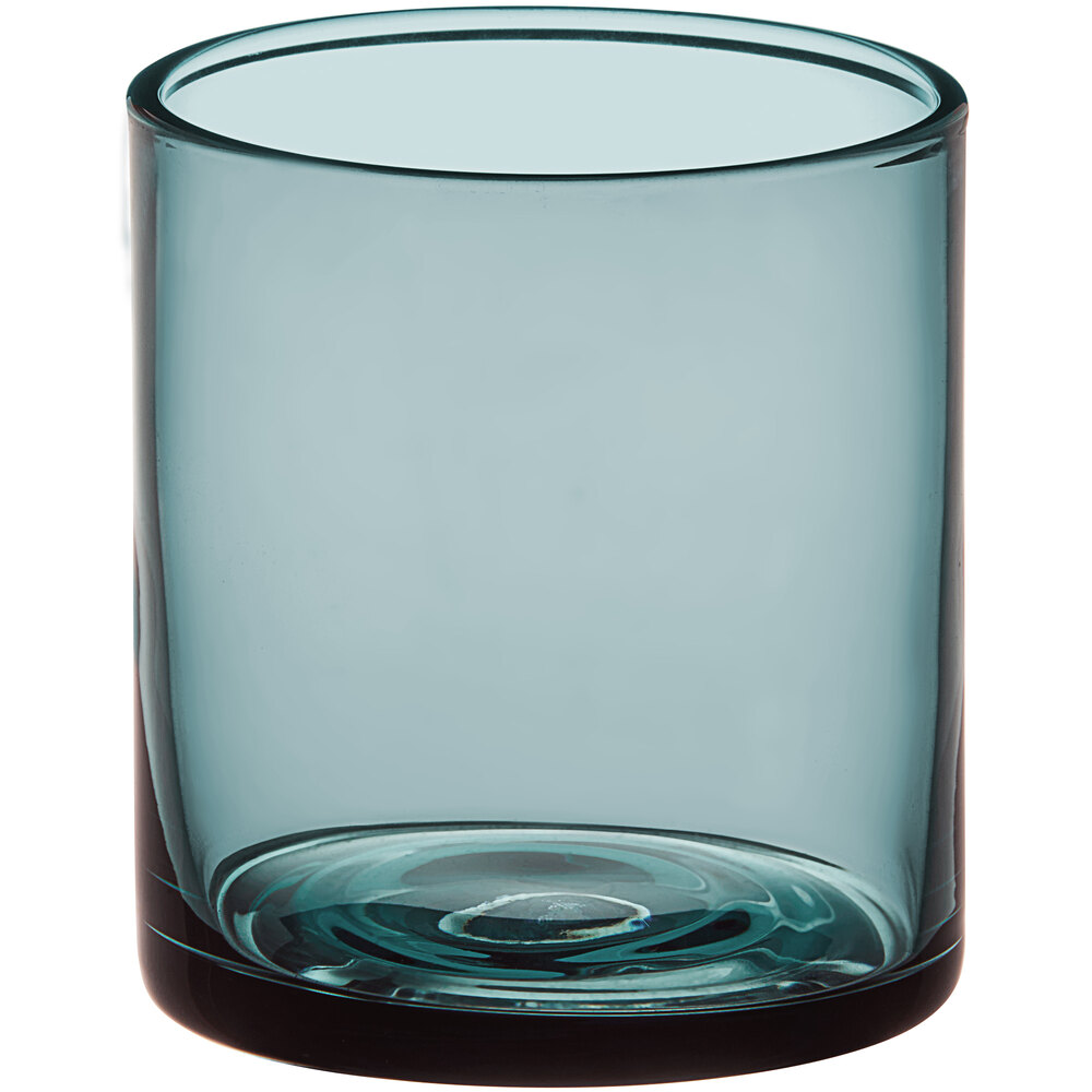 Acopa Pangea 10 oz. Blue Rocks / Old Fashioned Glass - Sample