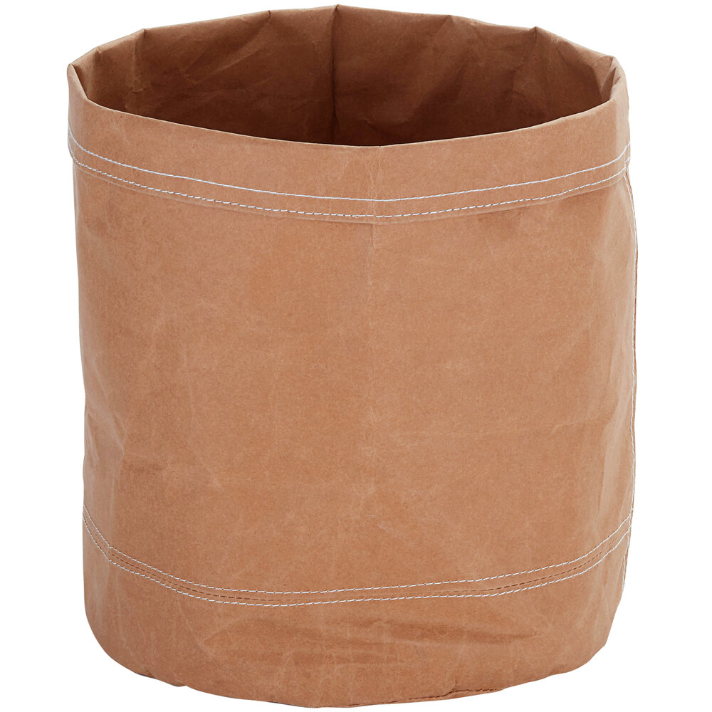 American Metalcraft 9" Round Khaki Kraft Bread Basket