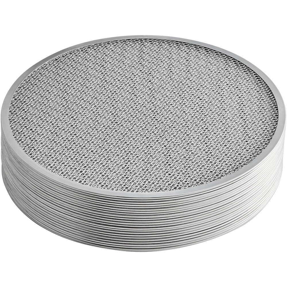 Choice Bulk 16" Aluminum Pizza Screen - 24/Case